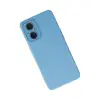 Oppo Reno 7 Lite Kılıf Lansman Glass Kapak - Mavi