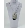 Plaka Tasarım Büyük Boy Çelik Erkek Kolye - Ekl0119