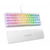 Rampage ALLY K11 Beyaz Rainbow Q Gaming Oyuncu Klavye Bilek Destekli Blue Switch