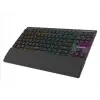 Rampage BERU Siyah 2.4G + BT Wireless RED SWITCH Mekanik Gaming Oyuncu Klavye Slim RGB (KDO)