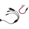 Rampage SN-R5 X-CORE Siyah-kırmızı Oyuncu Mikrofonlu Kulaklık Usb