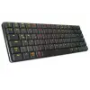 Rampage W-GRANITE Siyah-Gri Low Profile BLUE SWITCH Mekanik Gaming Oyuncu Klavye Q RGB 2,4 ghz+ BT (KDO)