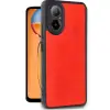 Realme 12 Lite Kılıf Aras Deri Kapak - Kırmızı