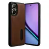 Realme 12 Lite Kılıf Sara Kartvizitli Deri Kılıf - Taba