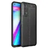 Realme 7 Kılıf Auto Focus Kapak - Siyah