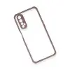 Realme 7 Kılıf Miami Şeffaf Silikon - Açık Mor