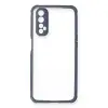 Realme 7 Kılıf Miami Şeffaf Silikon - Gri