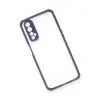 Realme 7 Kılıf Miami Şeffaf Silikon - Gri