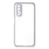 Realme 7 Kılıf Miami Şeffaf Silikon - Lila
