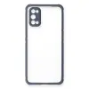 Realme 7 Pro Kılıf Miami Şeffaf Silikon - Gri
