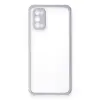 Realme 7 Pro Kılıf Miami Şeffaf Silikon - Lila