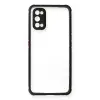 Realme 7 Pro Kılıf Miami Şeffaf Silikon - Siyah