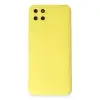 Realme C11 Kılıf Nano İçi Kadife Silikon - Sarı