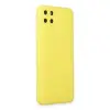 Realme C11 Kılıf Nano İçi Kadife Silikon - Sarı