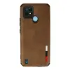 Realme C21 Kılıf Loop Deri Silikon - Kahverengi