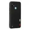 Realme C21 Kılıf Loop Deri Silikon - Siyah