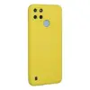 Realme C25y Kılıf Nano İçi Kadife Silikon - Sarı