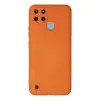 Realme C25y Kılıf Nano İçi Kadife Silikon - Turuncu