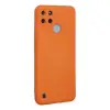 Realme C25y Kılıf Nano İçi Kadife Silikon - Turuncu