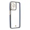 Realme C35 Kılıf Liva Lens Silikon - Mavi
