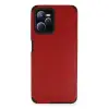 Realme C35 Kılıf Loop Deri Silikon - Kırmızı