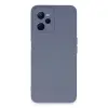 Realme C35 Kılıf Nano İçi Kadife Silikon - Gri