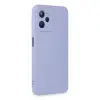 Realme C35 Kılıf Nano İçi Kadife Silikon - Lila