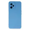 Realme C35 Kılıf Nano İçi Kadife Silikon - Mavi