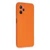 Realme C35 Kılıf Nano İçi Kadife Silikon - Turuncu
