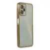 Realme C35 Kılıf Razer Lensli Silikon - Gold