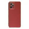 Realme C35 Kılıf Volet Silikon - Kırmızı