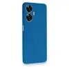 Realme C55 Kılıf First Silikon - Mavi
