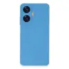 Realme C55 Kılıf Nano İçi Kadife Silikon - Mavi