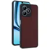 Realme Note 50 4g Kılıf Aras Deri Kapak - Bordo