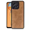 Realme Note 50 4g Kılıf Aras Deri Kapak - Taba