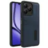 Realme Note 50 4g Kılıf Sara Kartvizitli Deri Kılıf - Lacivert