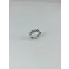 Ayarlanabilir Rodyum Pirinç Bijuteri Yüzük - Yz0176