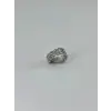 Ayarlanabilir Rodyum Pirinç Bijuteri Yüzük - Yz0148