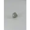 Ayarlanabilir Rodyum Pirinç Bijuteri Yüzük - Yz0150