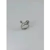 Ayarlanabilir Rodyum Pirinç Bijuteri Yüzük - Yz0153