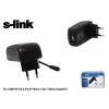 S-link SL-125B 9v 2a 2.5-0.8-10mm 1.2 Tablet Adaptörü (KDO)