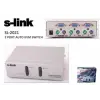 S-link SL-2021 2pc-1mn vga+ps-2 Manuel Kablolu Kvm Switch (KDO)