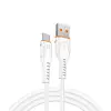 S-link SL-EC50 (SL-EC50T) 5V 2400MA Type-C Kablolu 2 USB Çıkışlı Beyaz Ev Şarj Adaptörü
