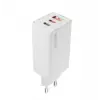 S-link SL-ECG65 2-USB-C + USB-A GAN PD 65W - QC 18W Type GAN PD-PPS Beyaz EV-NOTEBOOK Şarj Adaptör (KDO)