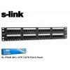 S-link  SL-P648 48 Port Cat6 Utp Patch Panel