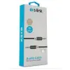 S-link SL-SP70 1m Siyah 3.5mm Stereo Ses Kablosu (KDO)