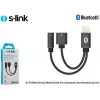 S-link SL-TA40M Lightning Gri Metal 2in1 bluetooth Şarj+Kulaklık Çevirici (KDO)