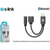 S-link SL-TA40M Lightning Gri Metal 2in1 bluetooth Şarj+Kulaklık Çevirici (KDO)