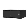 S-link SL-U4 Yeni Nesil 4U Soho Rack Kabin W 530mm D 400mm Siyah