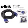 S-link SL-VGA03F 3mt e-d Ekran Kartı Vga Uzatma (KDO)
